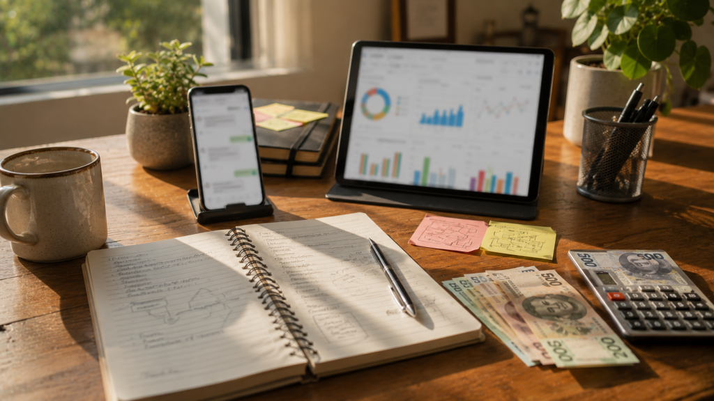 Herramientas de inteligencia artificial y planificación de un negocio digital en México.